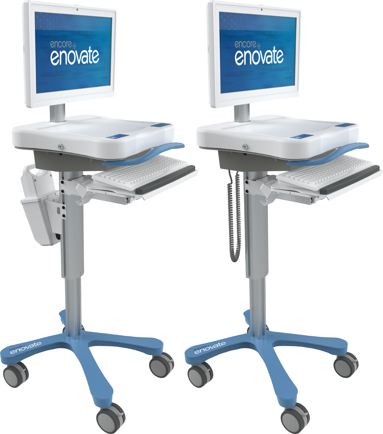 Encore™ Best Lightweight Mobile Medical Cart Workstation Enovate