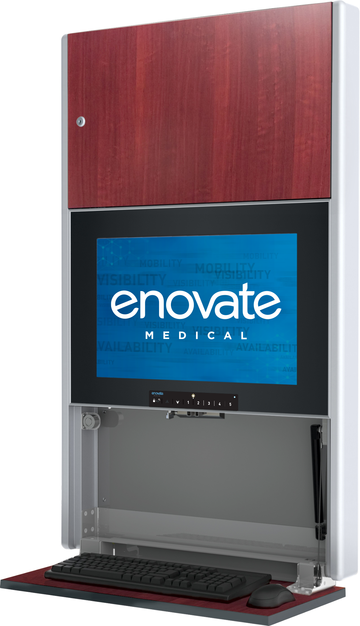 Best Wall Mounted Medical Computer Workstation Enovate Medical