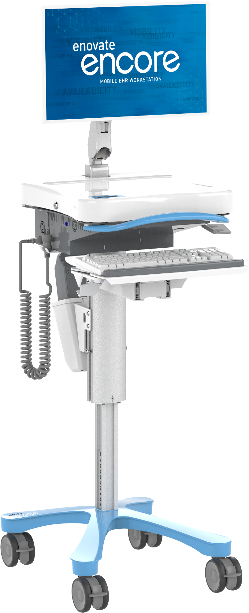 Encore™ Best Lightweight Mobile Medical Cart Workstation