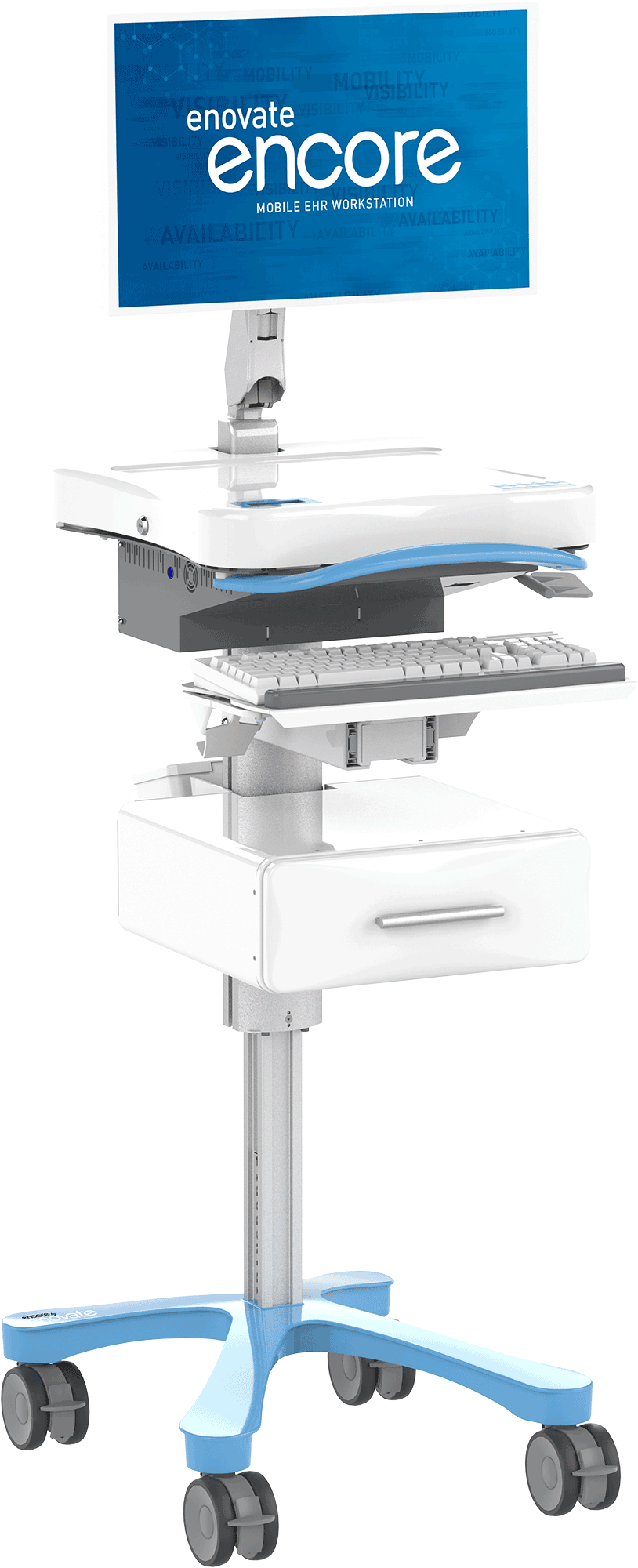 Enovate Medical Encore EcoFlex with Electronic Locking Drawer